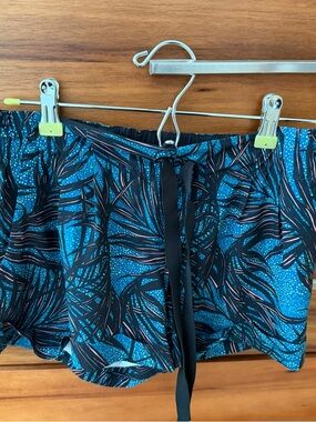 lululemon athletica Teal and Black Athletic Shorts